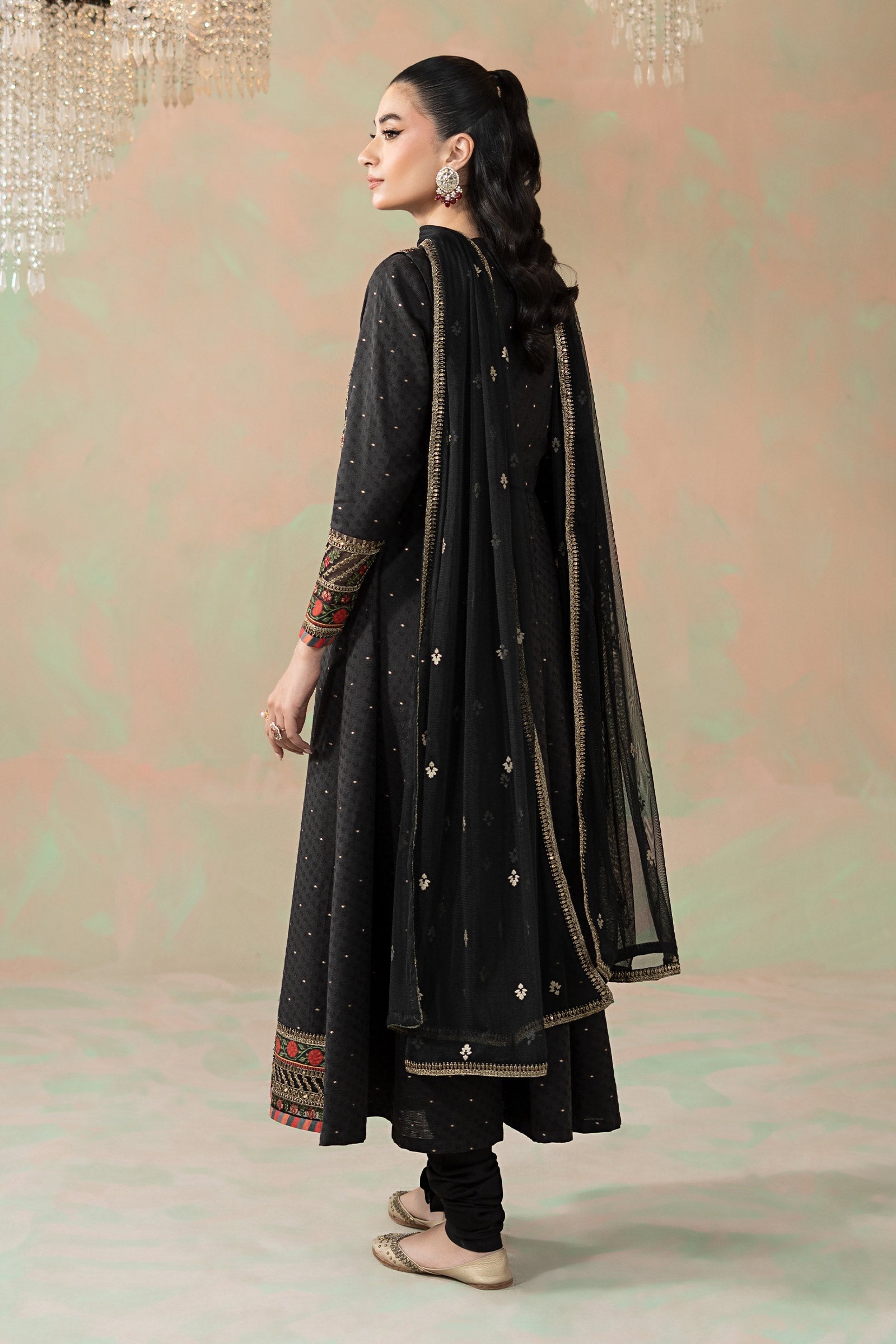 Maria B | Eid Collection 26 | 3 Piece Embroidered Filament Viscose Suit