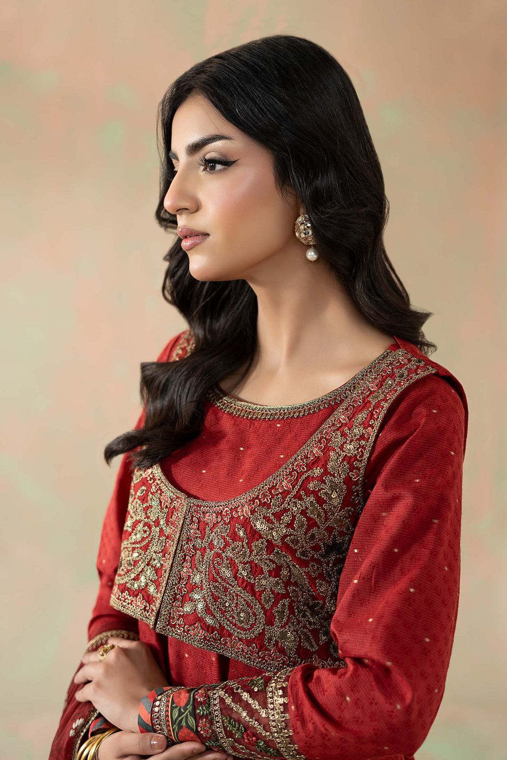 Maria B | Eid Collection 26 | 3 Piece Embroidered Filament Viscose Suit