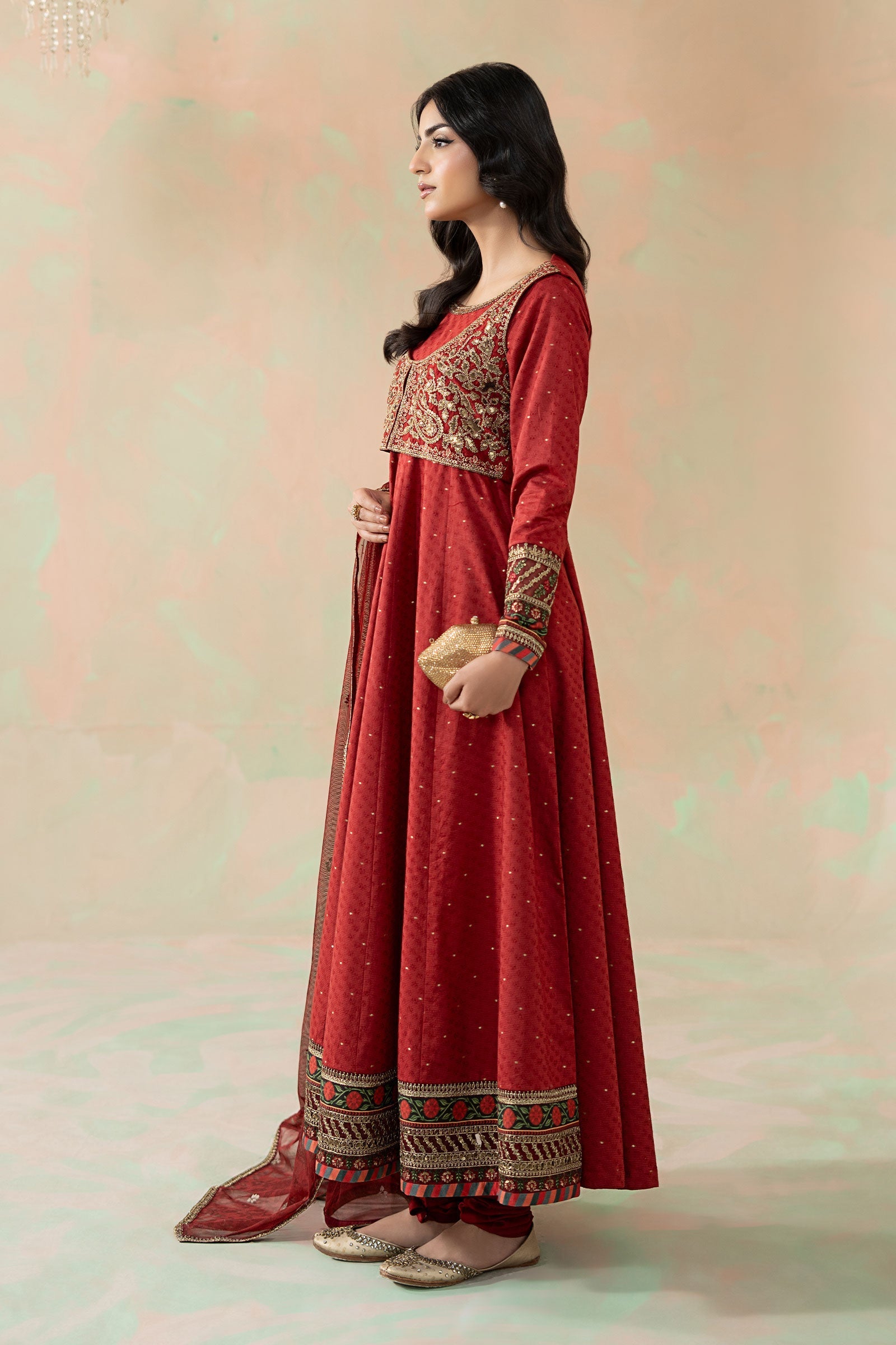 Maria B | Eid Collection 26 | 3 Piece Embroidered Filament Viscose Suit