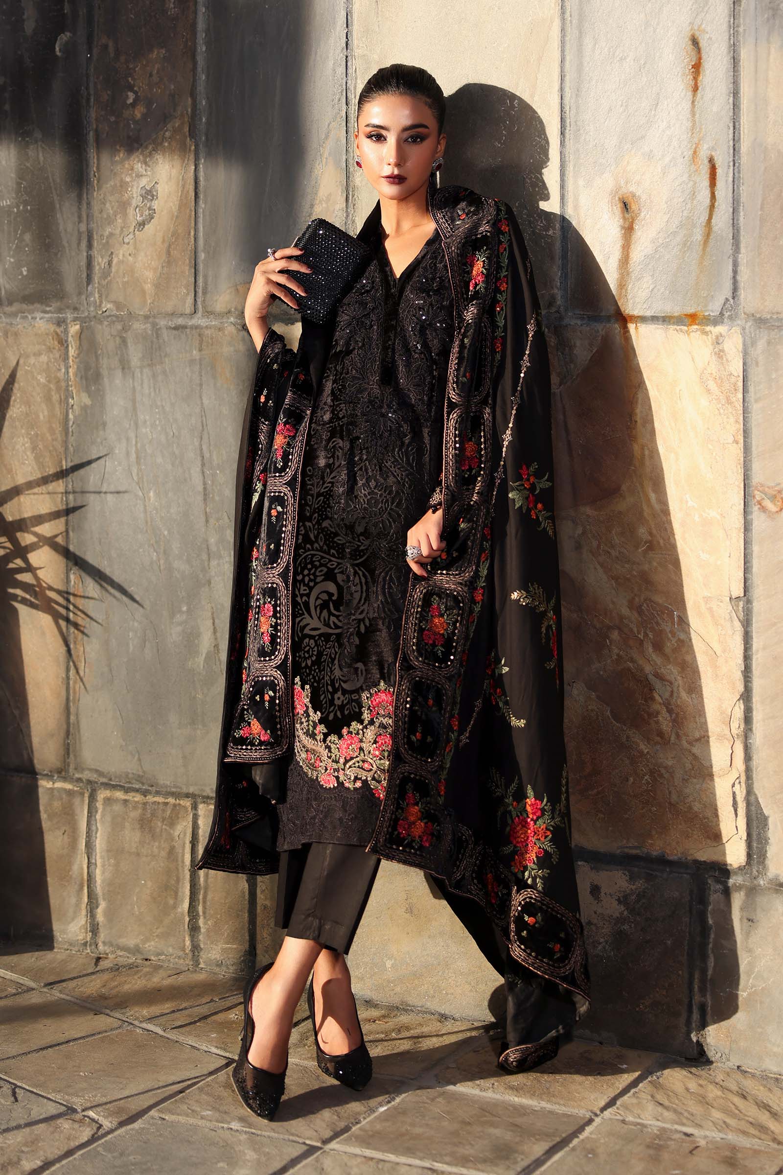 Maria B | Eid Collection 26 | 3 Piece Embroidered Palachi Suit