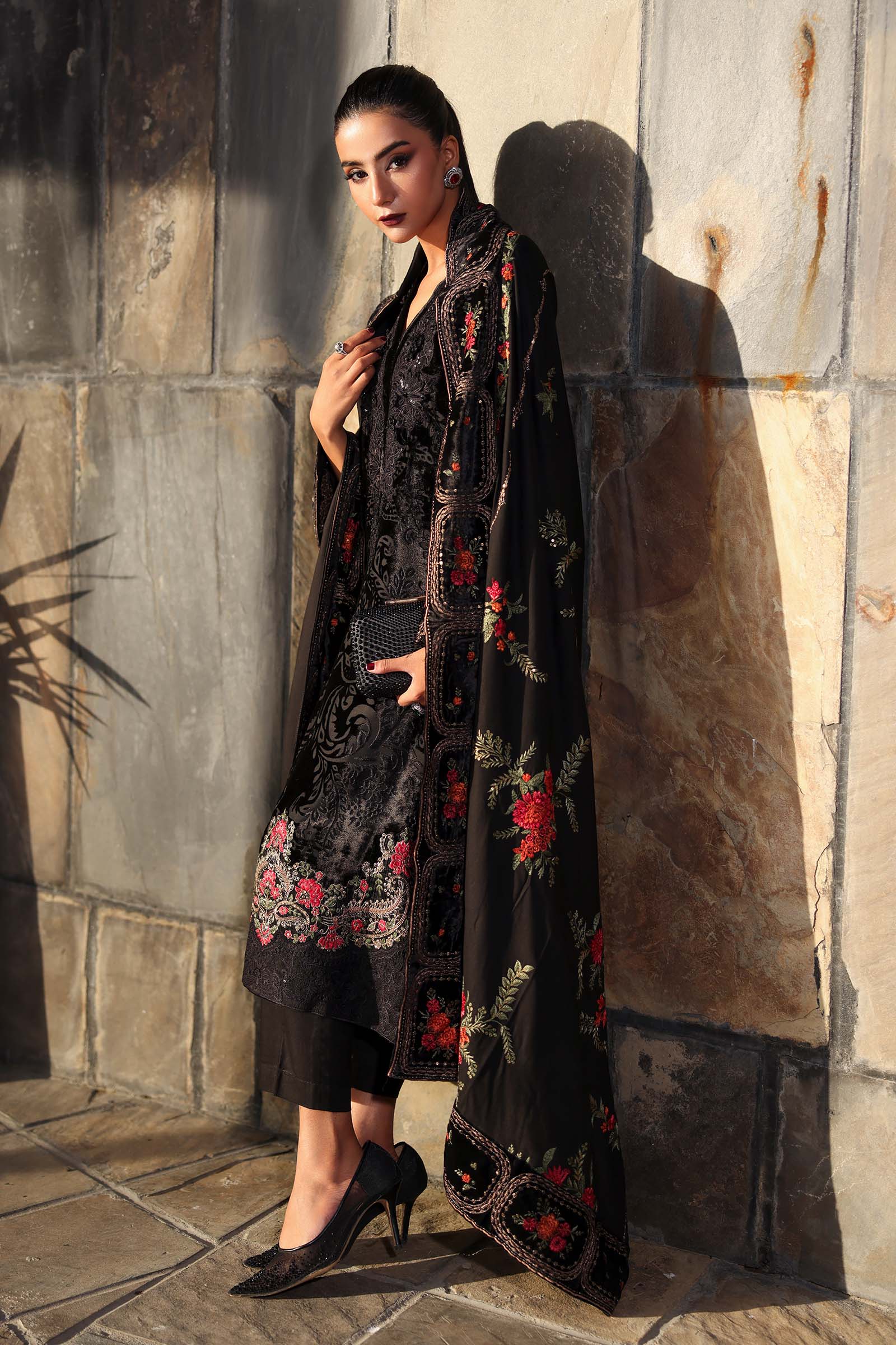Maria B | Eid Collection 26 | 3 Piece Embroidered Palachi Suit