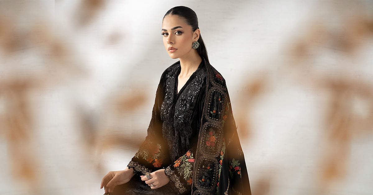 Maria B | Eid Collection 26 | 3 Piece Embroidered Palachi Suit