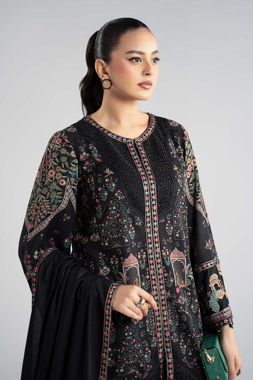 Maria B | Luxury Winter Pret 25 | DW-W25-35-Black