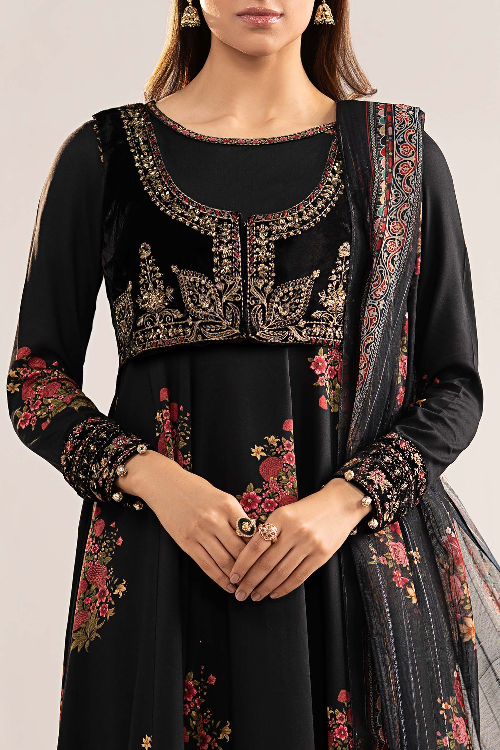 Maria B | Eid Collection 26 | 3 Piece Embroidered Linen Suit