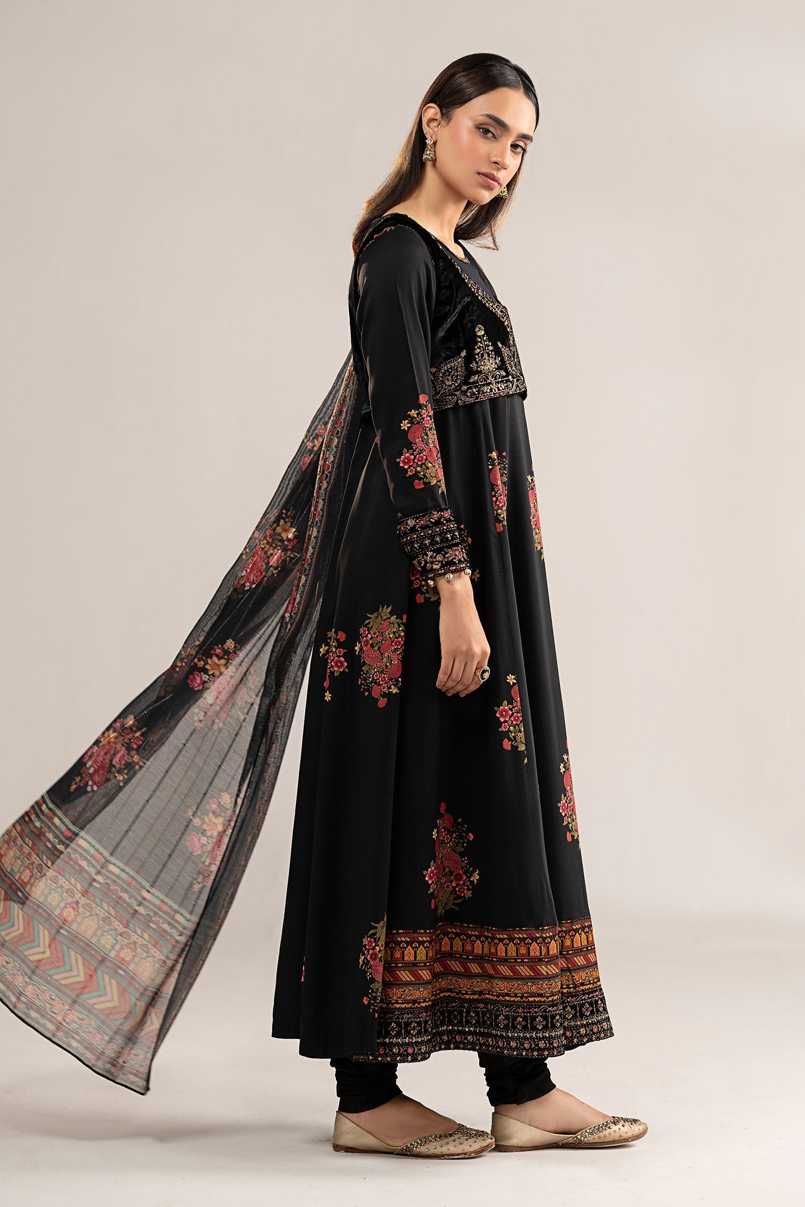 Maria B | Eid Collection 26 | 3 Piece Embroidered Linen Suit