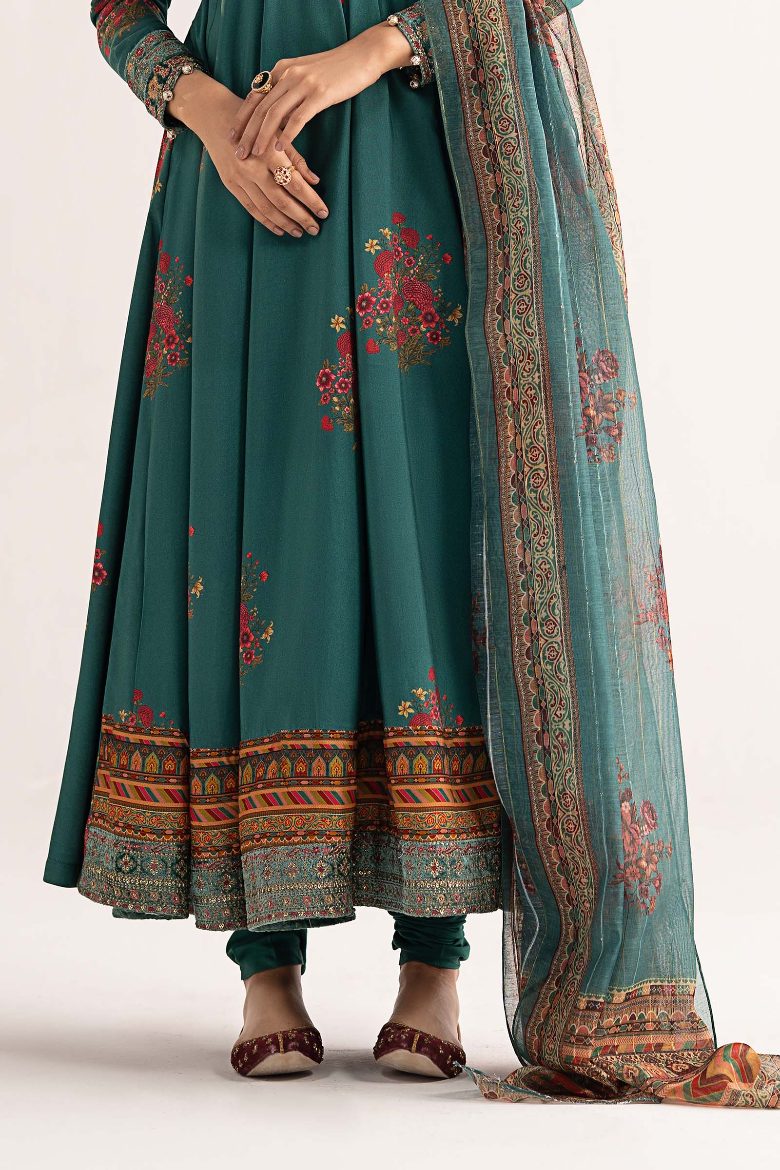 Maria B | Eid Collection 26 | 3 Piece Embroidered Linen Suit
