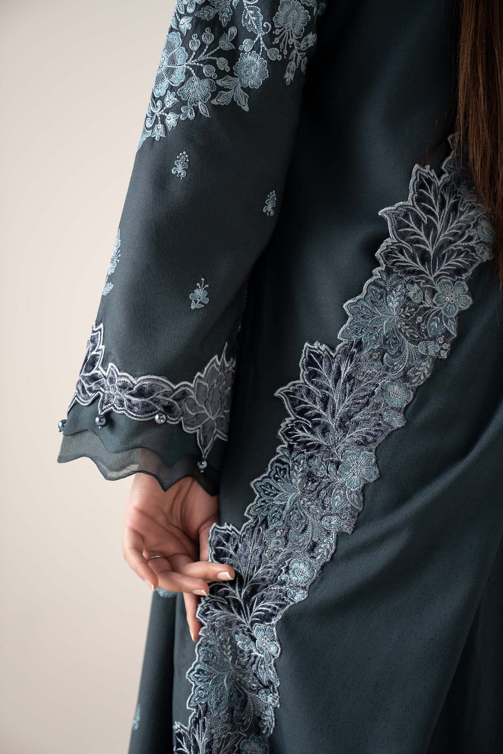 Maria B | Eid Collection 26 | 3 Piece Embroidered Karandi Suit