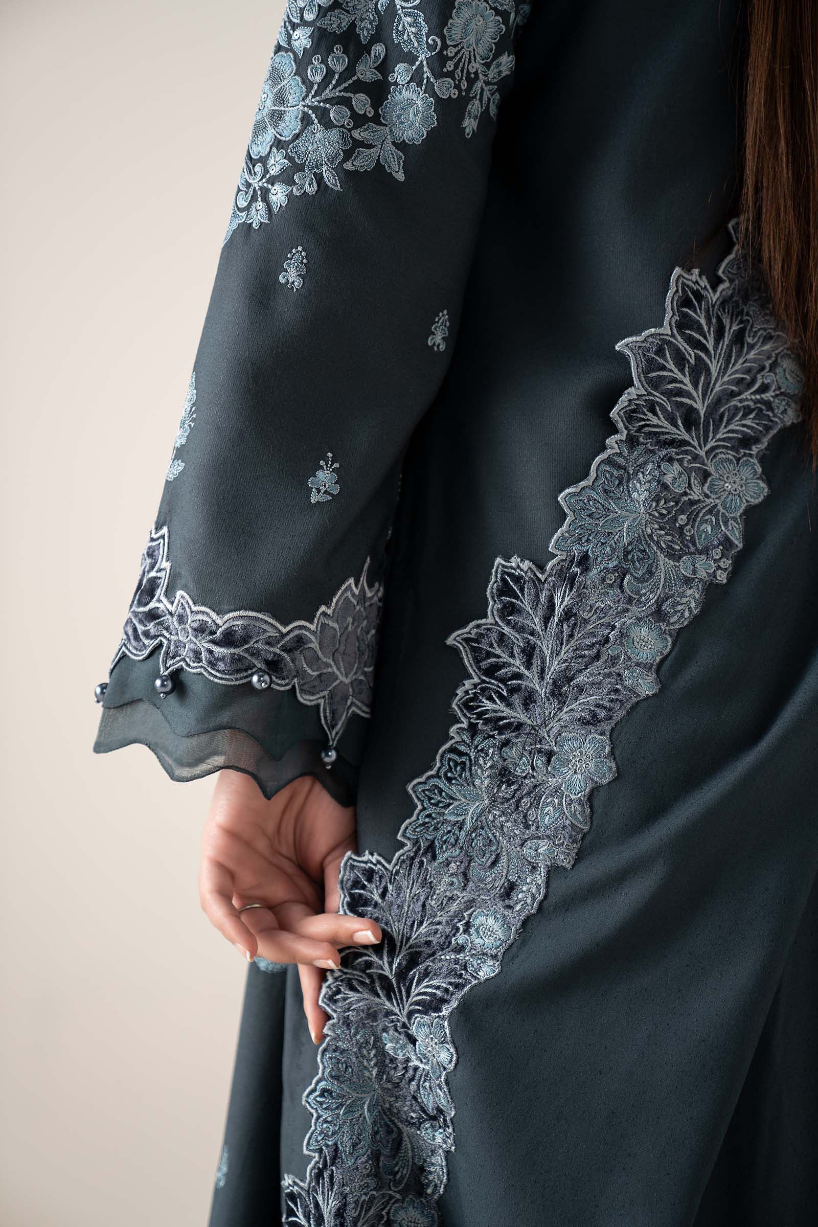 Maria B | Eid Collection 26 | 3 Piece Embroidered Karandi Suit