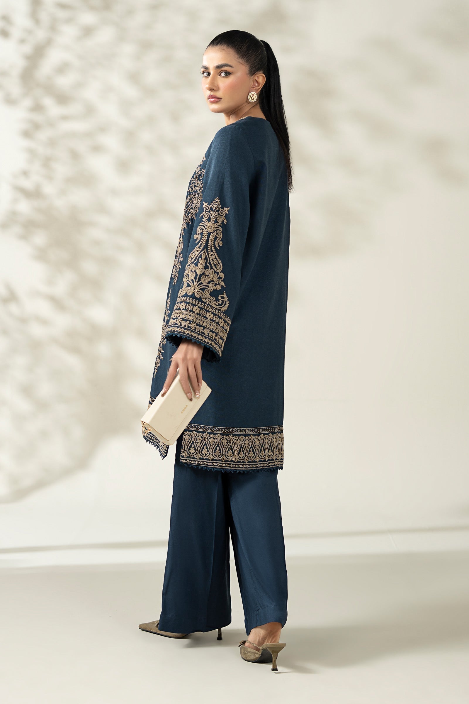 Maria B | Luxury Winter Pret 25 | DW-W25-58-Blue