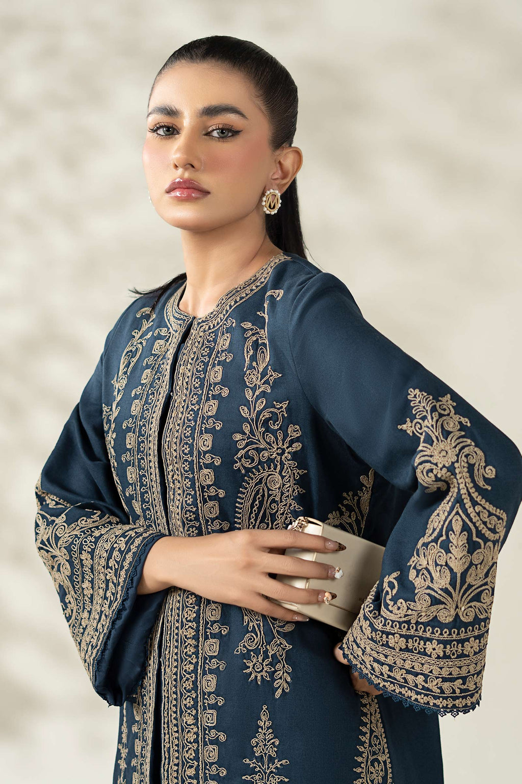 Maria B | Luxury Winter Pret 25 | DW-W25-58-Blue