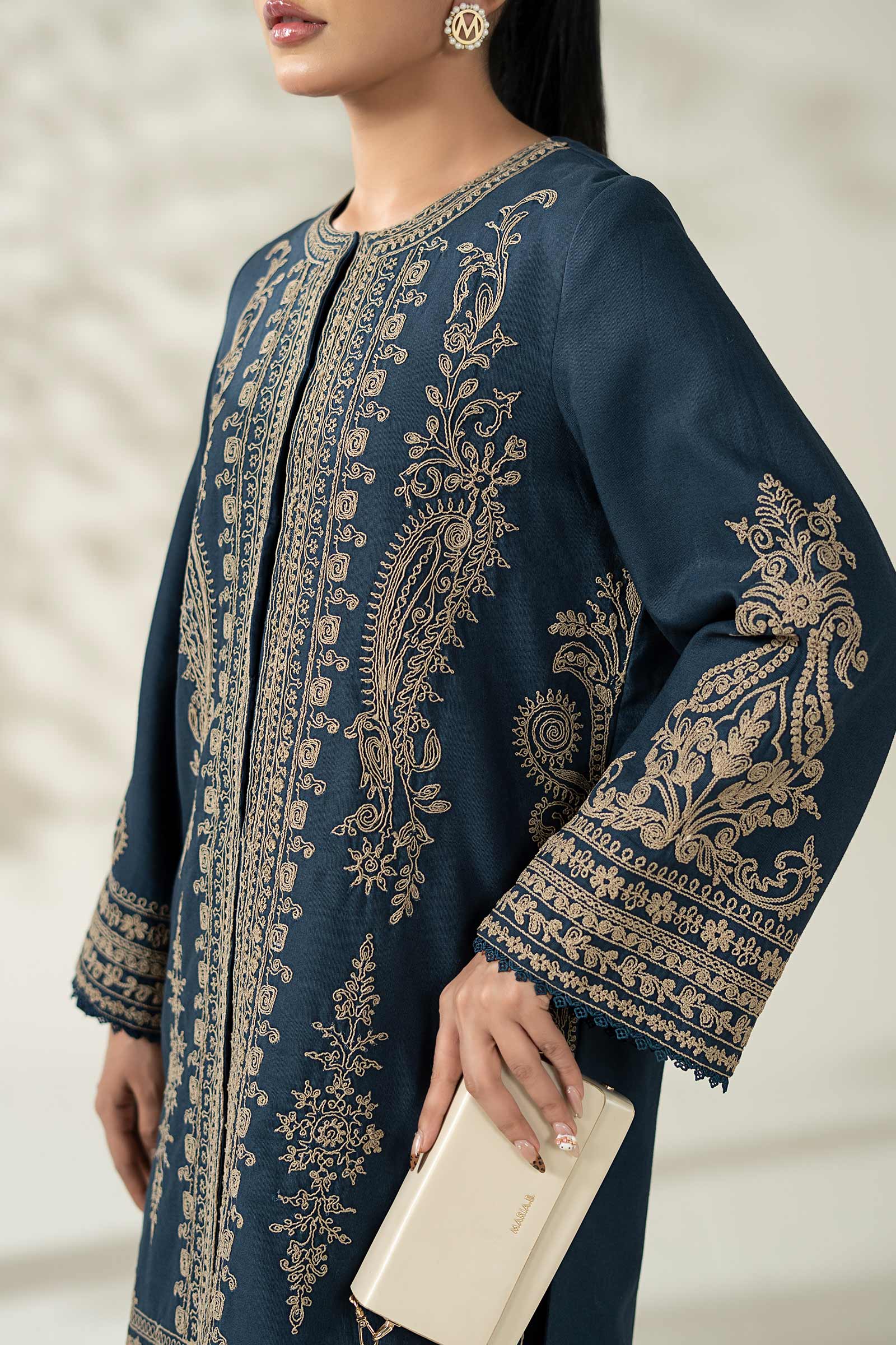 Maria B | Luxury Winter Pret 25 | DW-W25-58-Blue