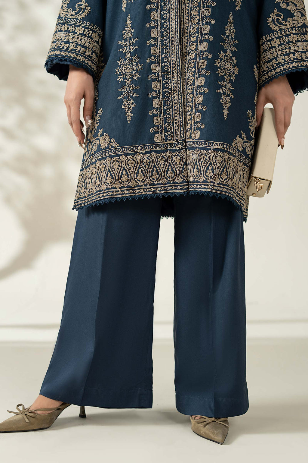 Maria B | Luxury Winter Pret 25 | DW-W25-58-Blue