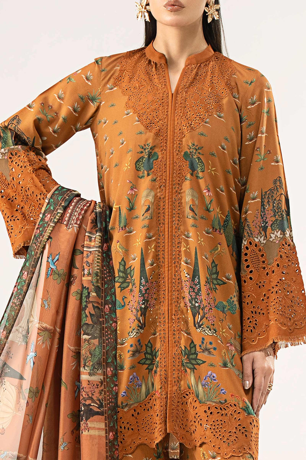 Maria B | Eid Collection 26 | 3 Piece Embroidered Linen Suit