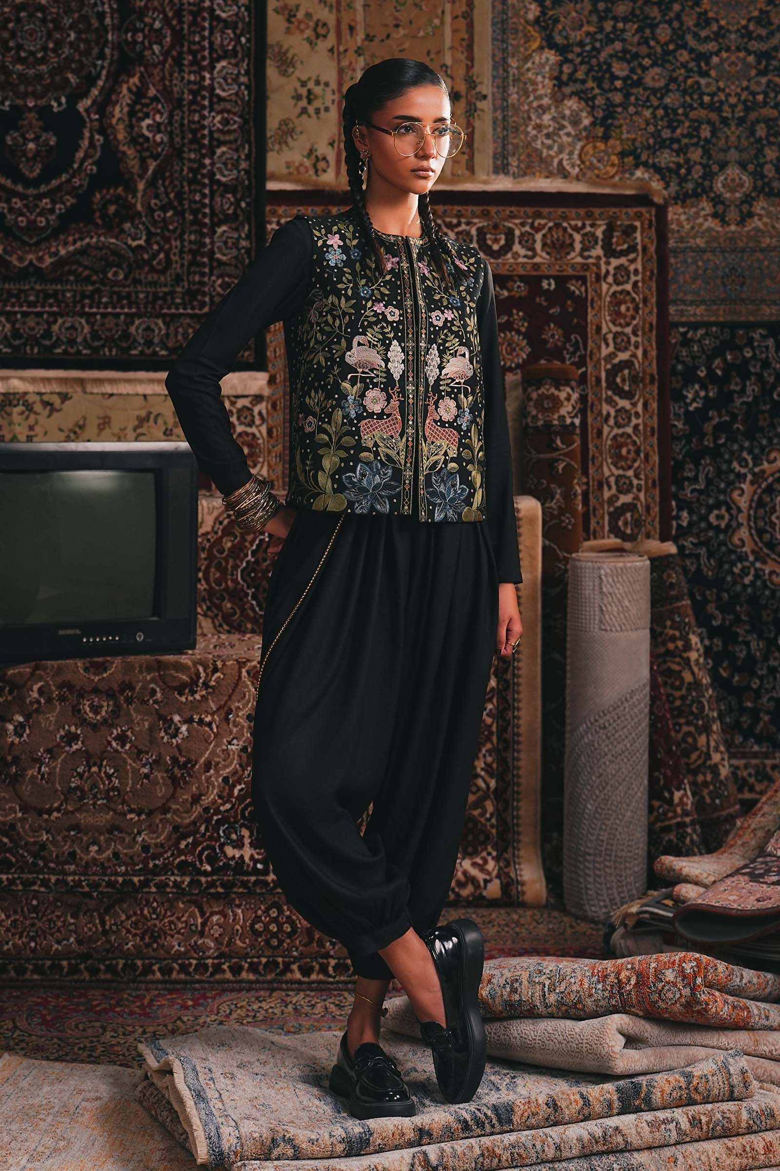 Maria B | Eid Collection 26 | 3 Piece Embroidered Khaddar Suit