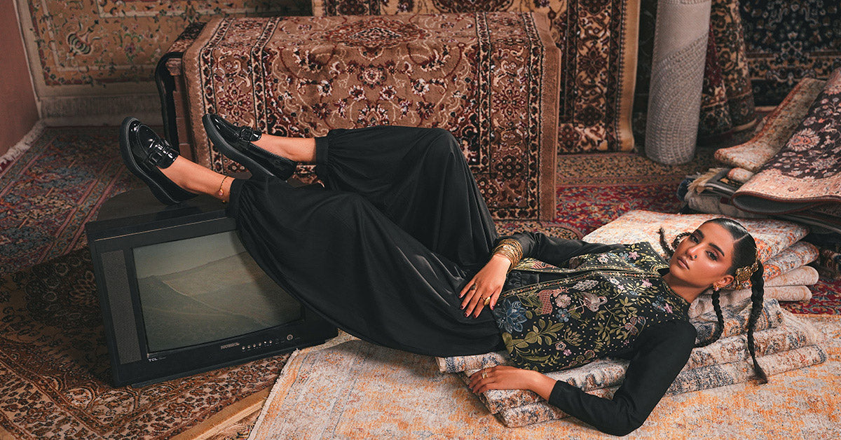 Maria B | Eid Collection 26 | 3 Piece Embroidered Khaddar Suit