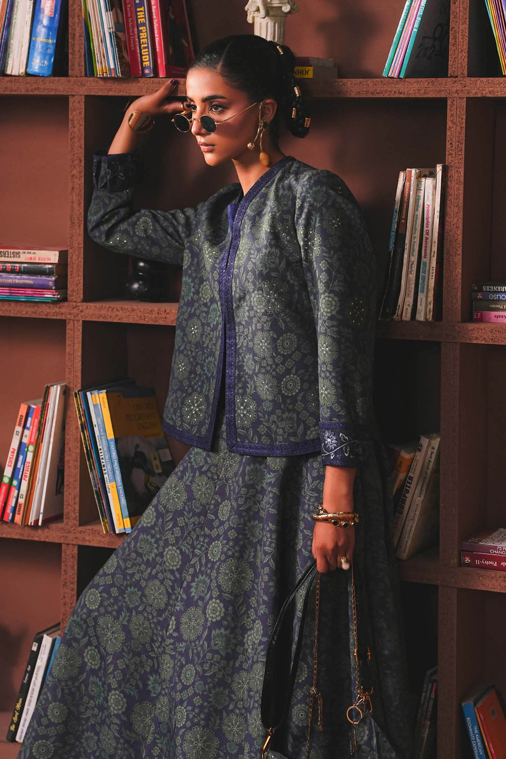 Maria B | Eid Collection 26 | Embroidered Pk Raw Silk Skirt Set