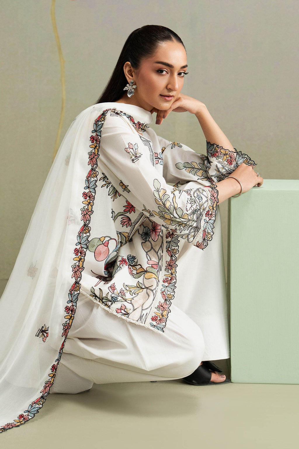 Maria B | Eid Collection 26 | 3 Piece Embroidered Lawn Suit