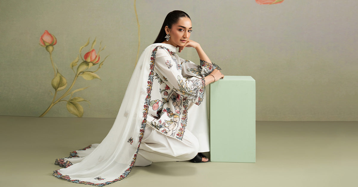 Maria B | Eid Collection 26 | 3 Piece Embroidered Lawn Suit