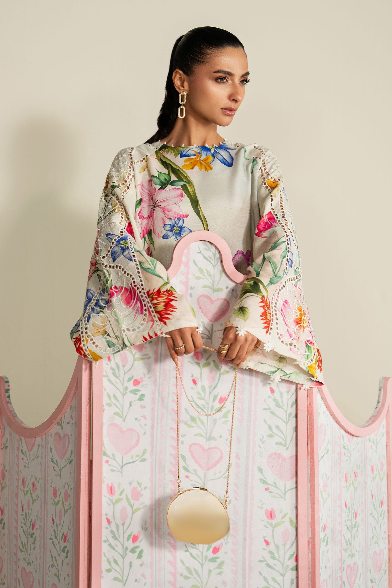 Maria B | Eid Collection 26 | 3 Piece Embroidered Raw Silk Suit
