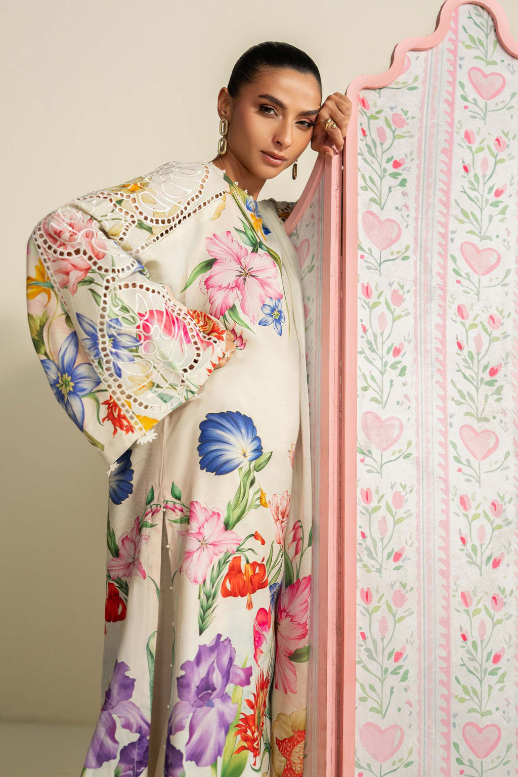 Maria B | Eid Collection 26 | 3 Piece Embroidered Raw Silk Suit