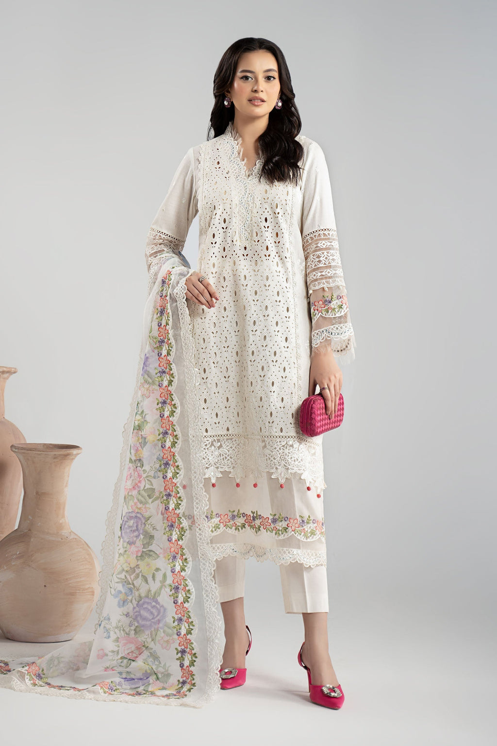 Maria B | Eid Collection 26 | 3 Piece Embroidered Dobby Suit