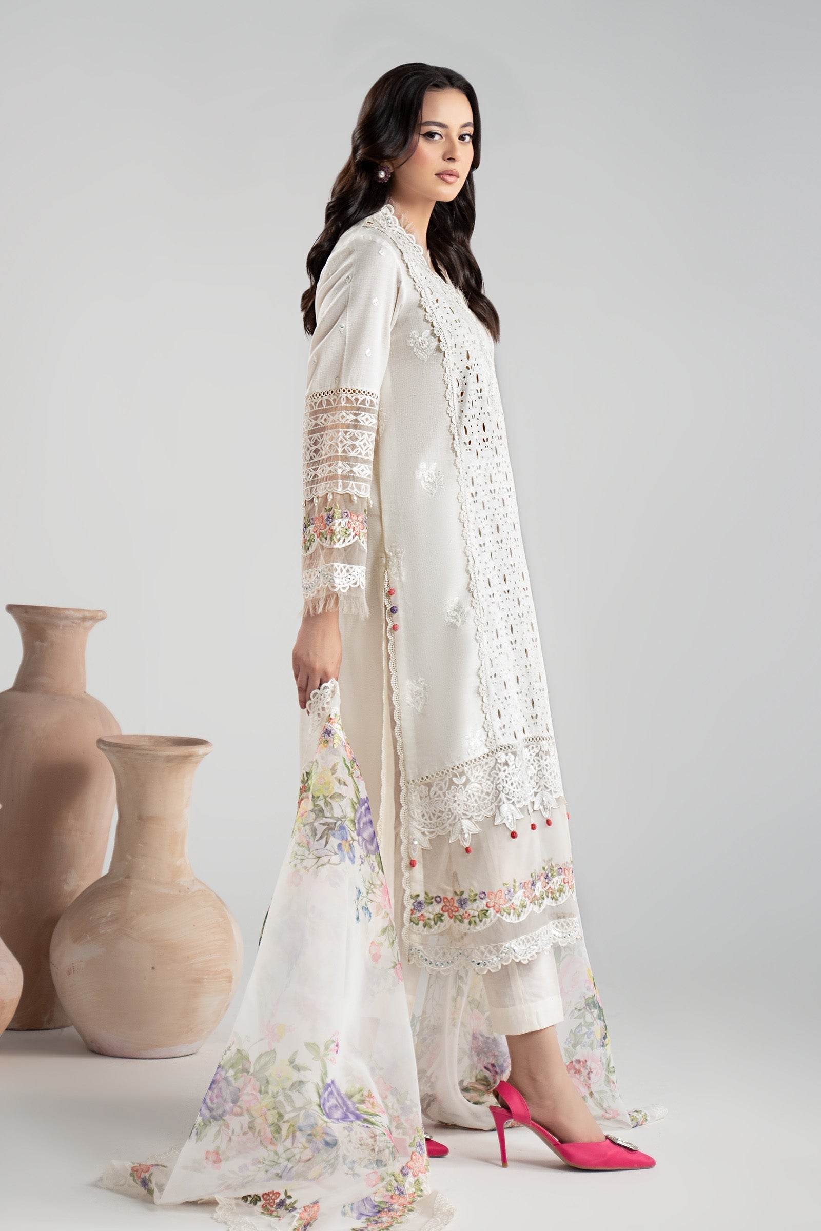 Maria B | Eid Collection 26 | 3 Piece Embroidered Dobby Suit