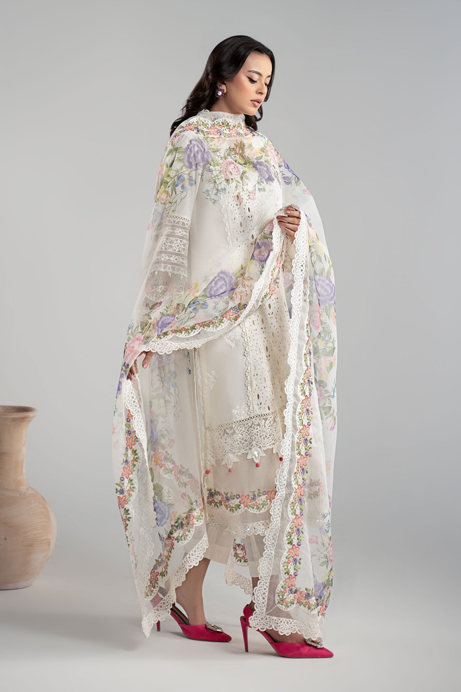 Maria B | Eid Collection 26 | 3 Piece Embroidered Dobby Suit