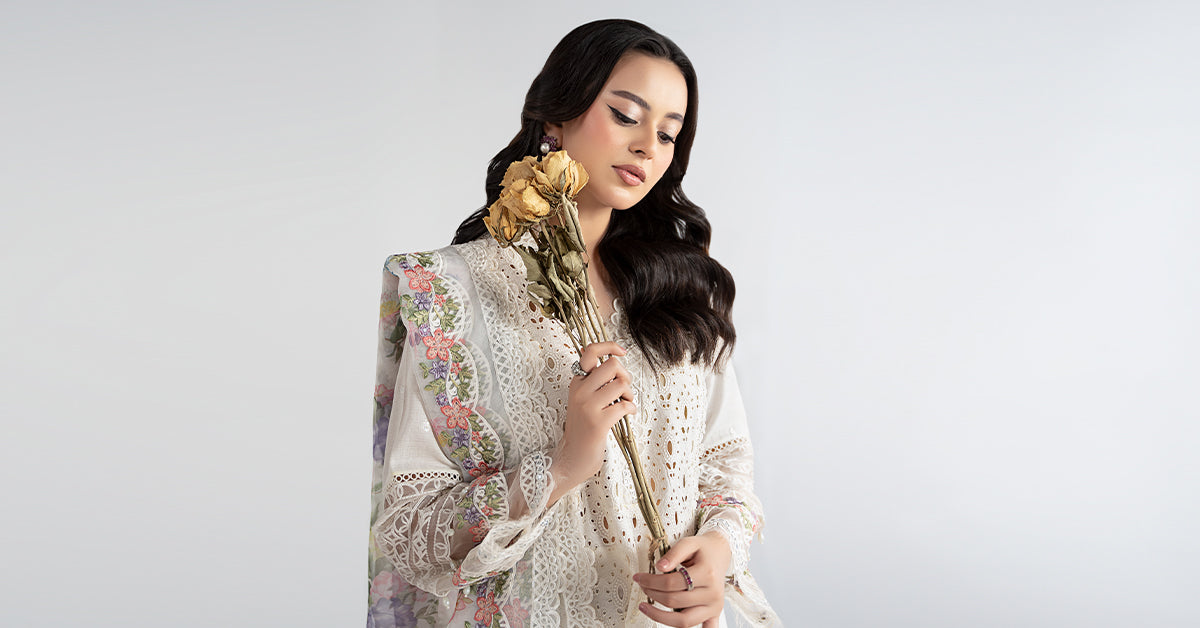 Maria B | Eid Collection 26 | 3 Piece Embroidered Dobby Suit