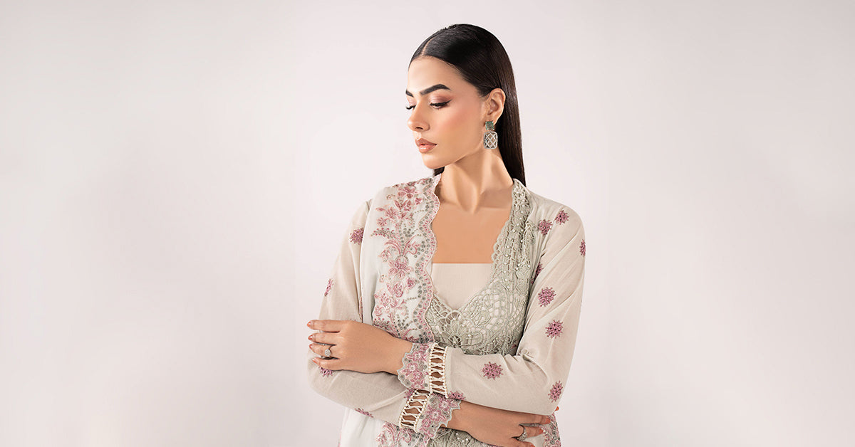 Maria B | Eid Collection 26 | 3 Piece Embroidered Paper Cotton Suit