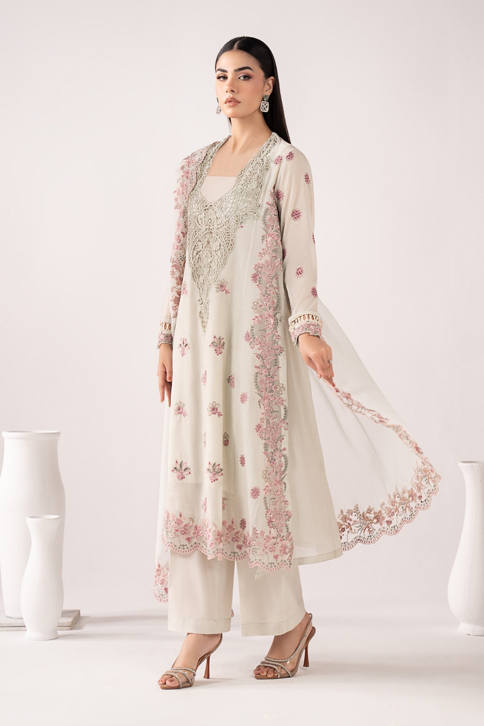 Maria B | Eid Collection 26 | 3 Piece Embroidered Paper Cotton Suit