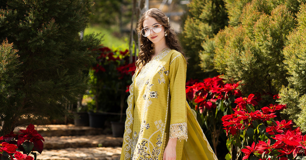 Maria B | Eid Collection 26 | 3 Piece Embroidered Dobby Lawn Suit