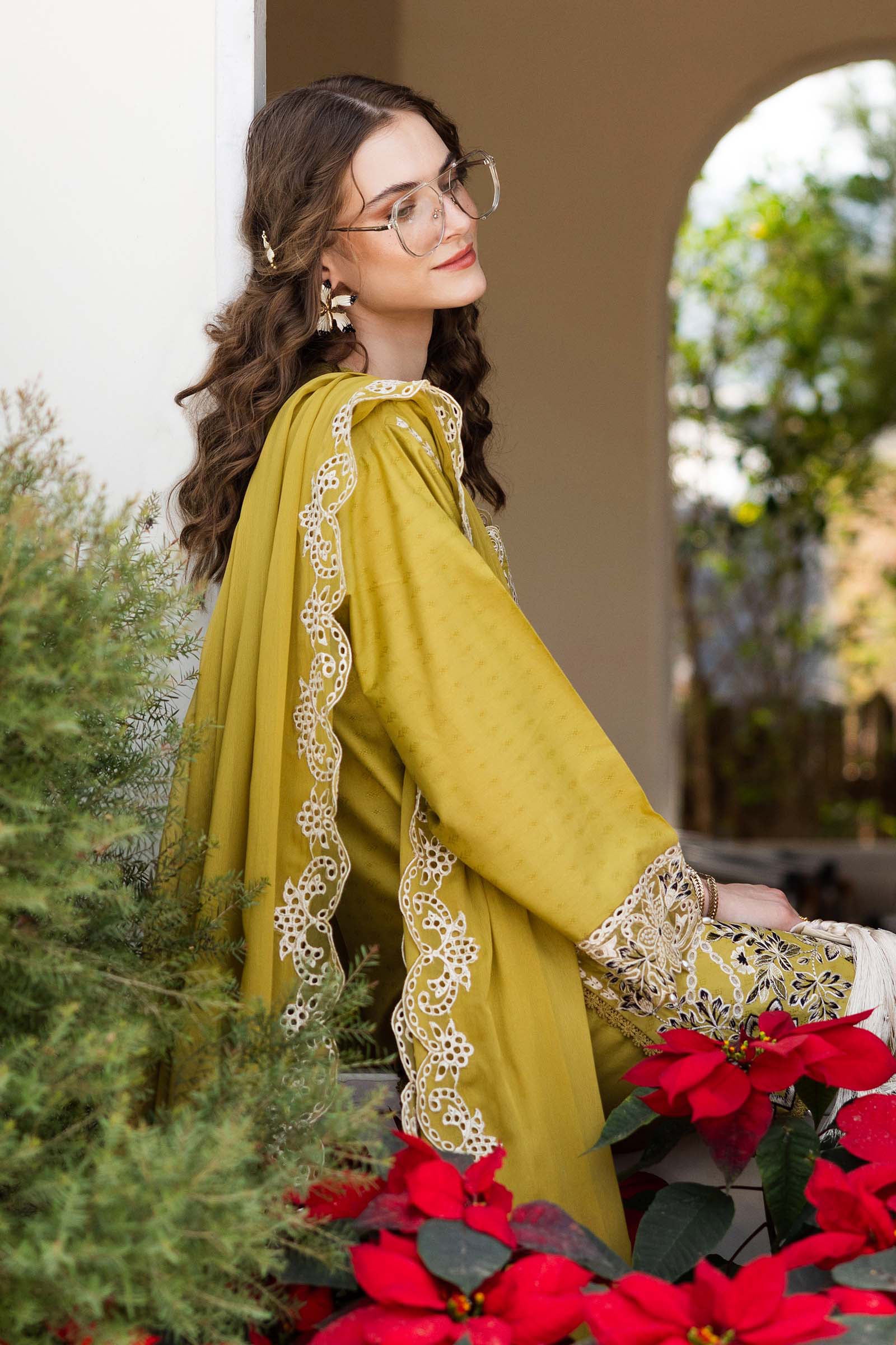 Maria B | Eid Collection 26 | 3 Piece Embroidered Dobby Lawn Suit
