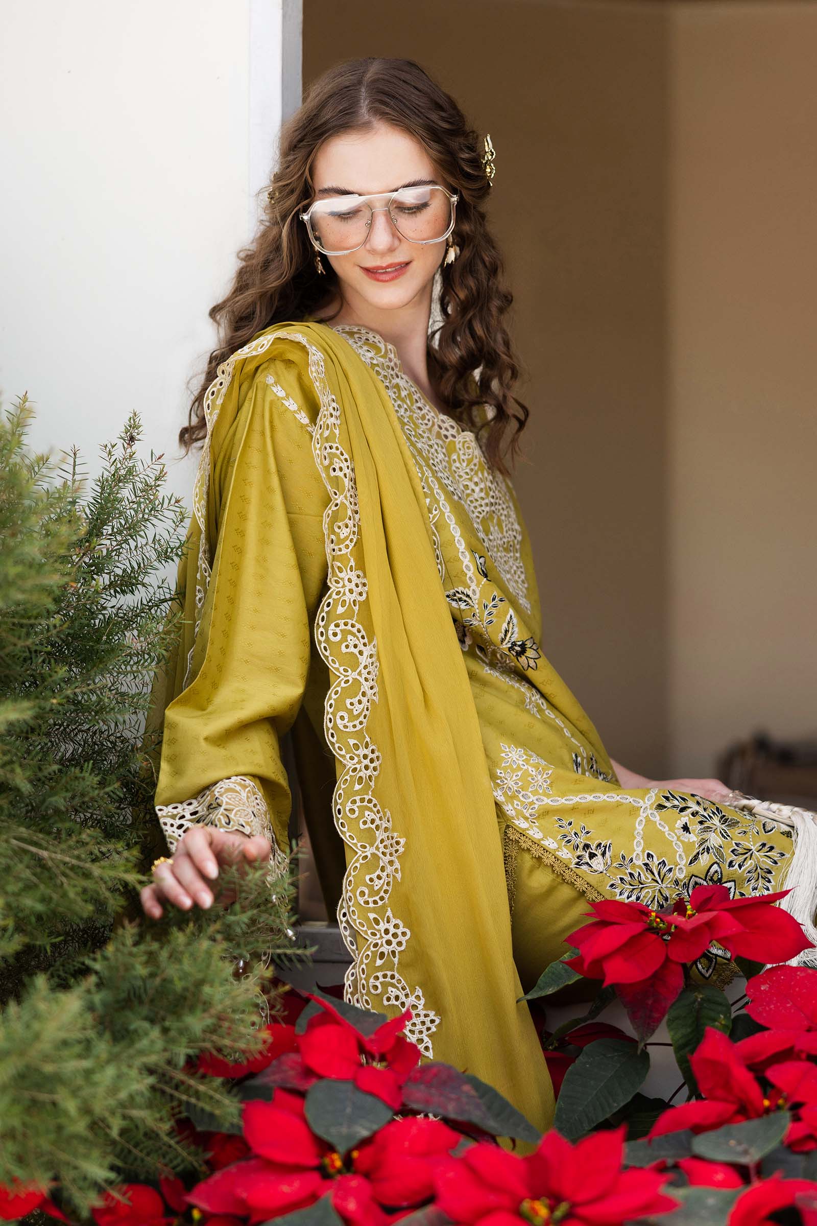 Maria B | Eid Collection 26 | 3 Piece Embroidered Dobby Lawn Suit