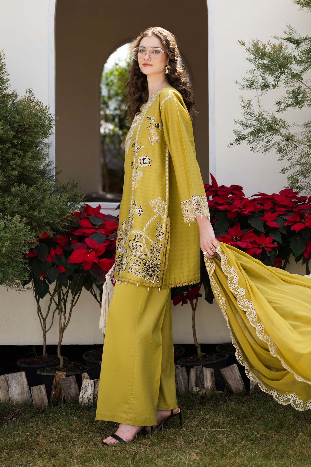 Maria B | Eid Collection 26 | 3 Piece Embroidered Dobby Lawn Suit