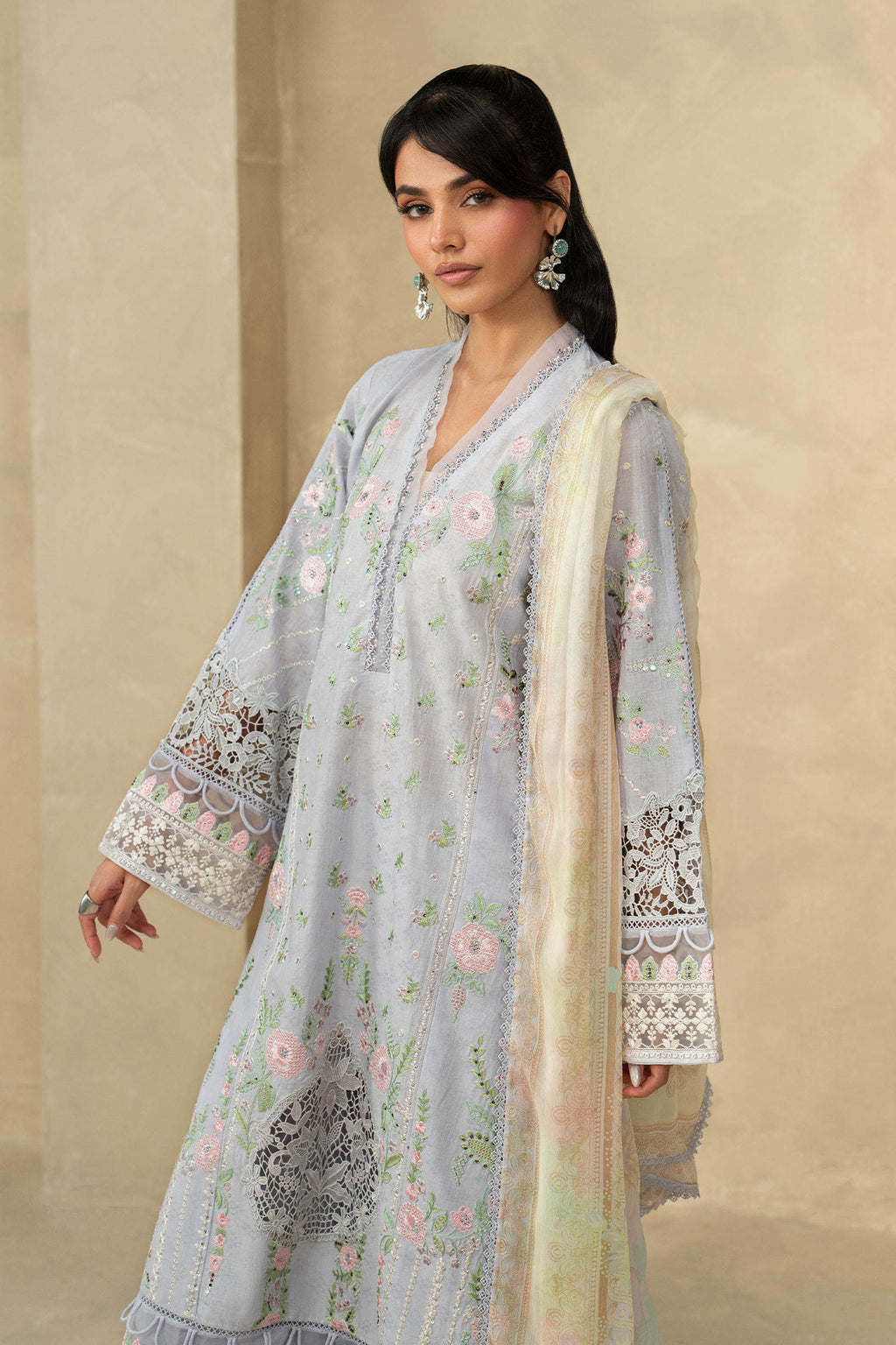Maria B | Eid Collection 26 | 3 Piece Embroidered Dobby Lawn Suit