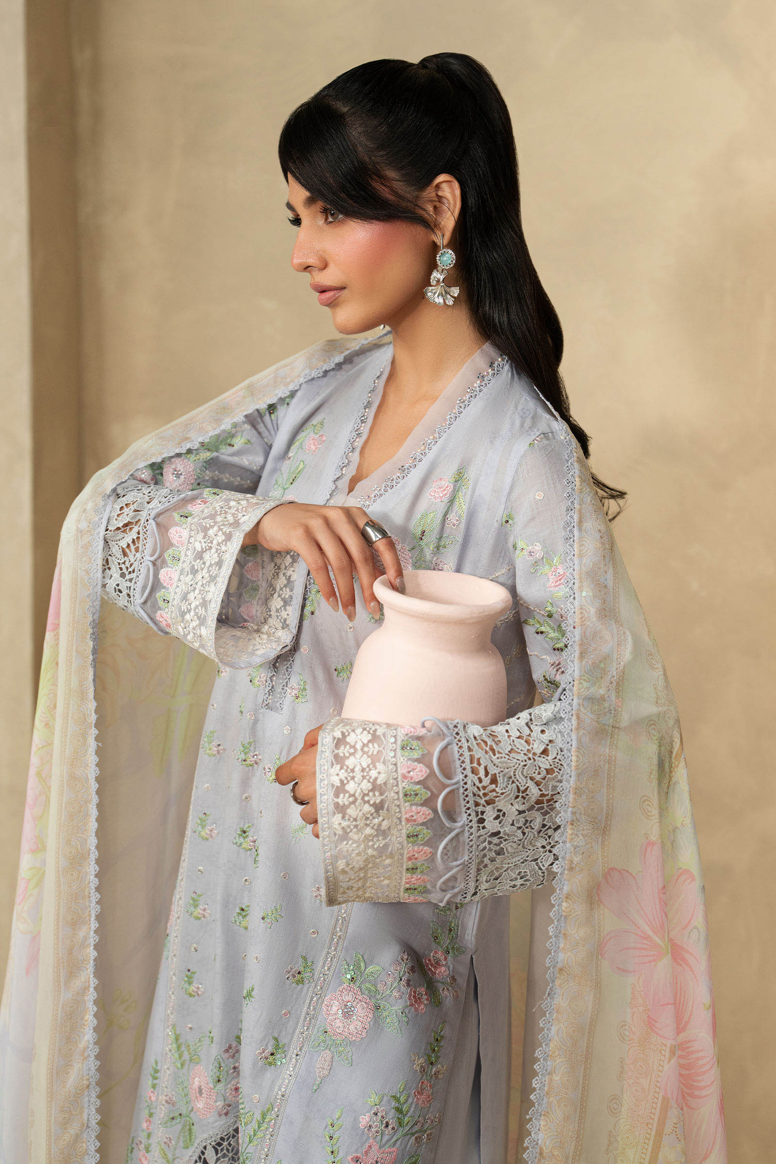 Maria B | Eid Collection 26 | 3 Piece Embroidered Dobby Lawn Suit