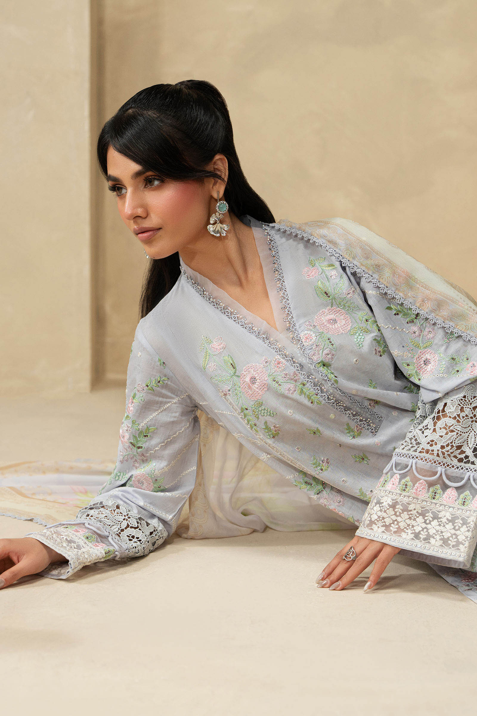 Maria B | Eid Collection 26 | 3 Piece Embroidered Dobby Lawn Suit