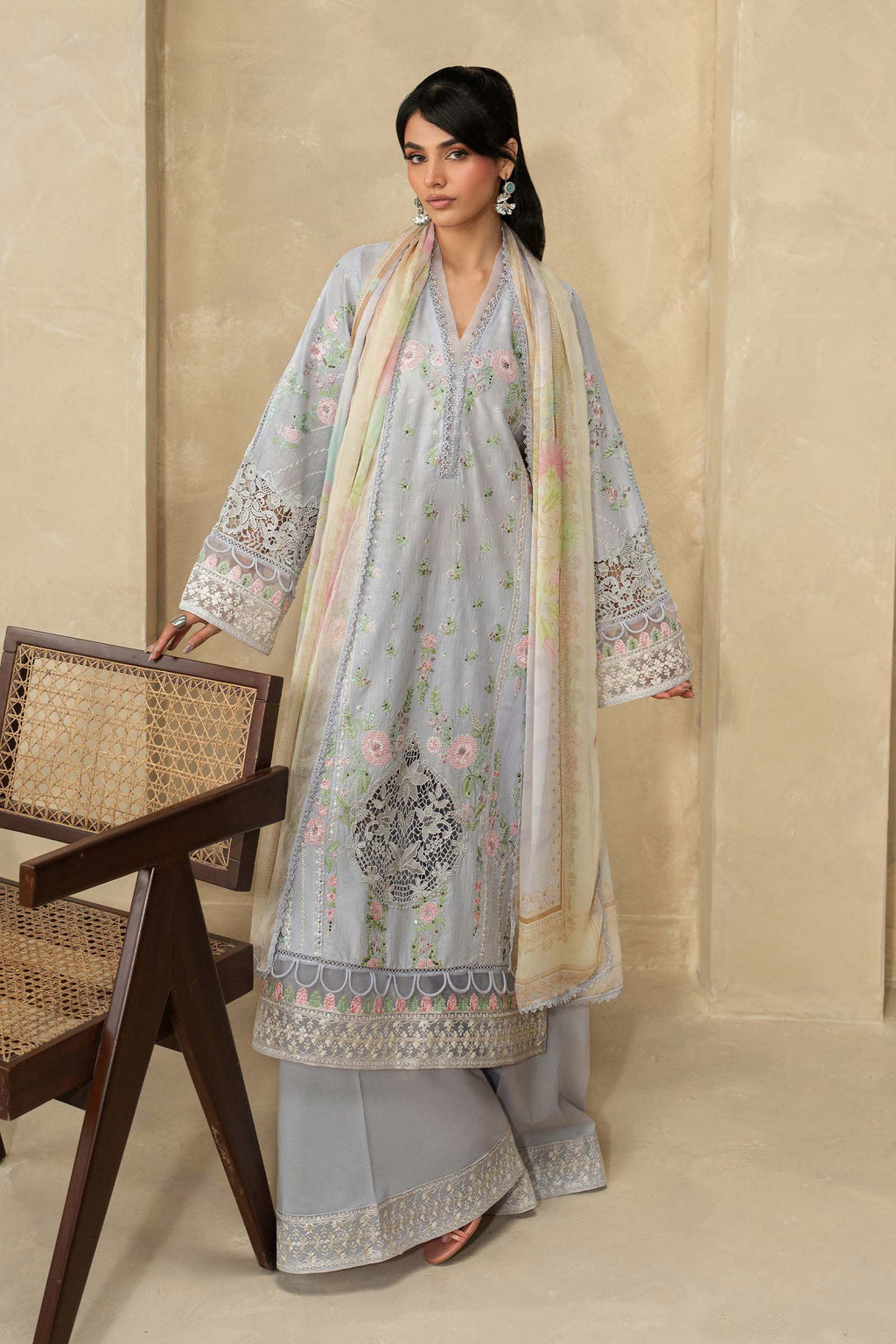 Maria B | Eid Collection 26 | 3 Piece Embroidered Dobby Lawn Suit