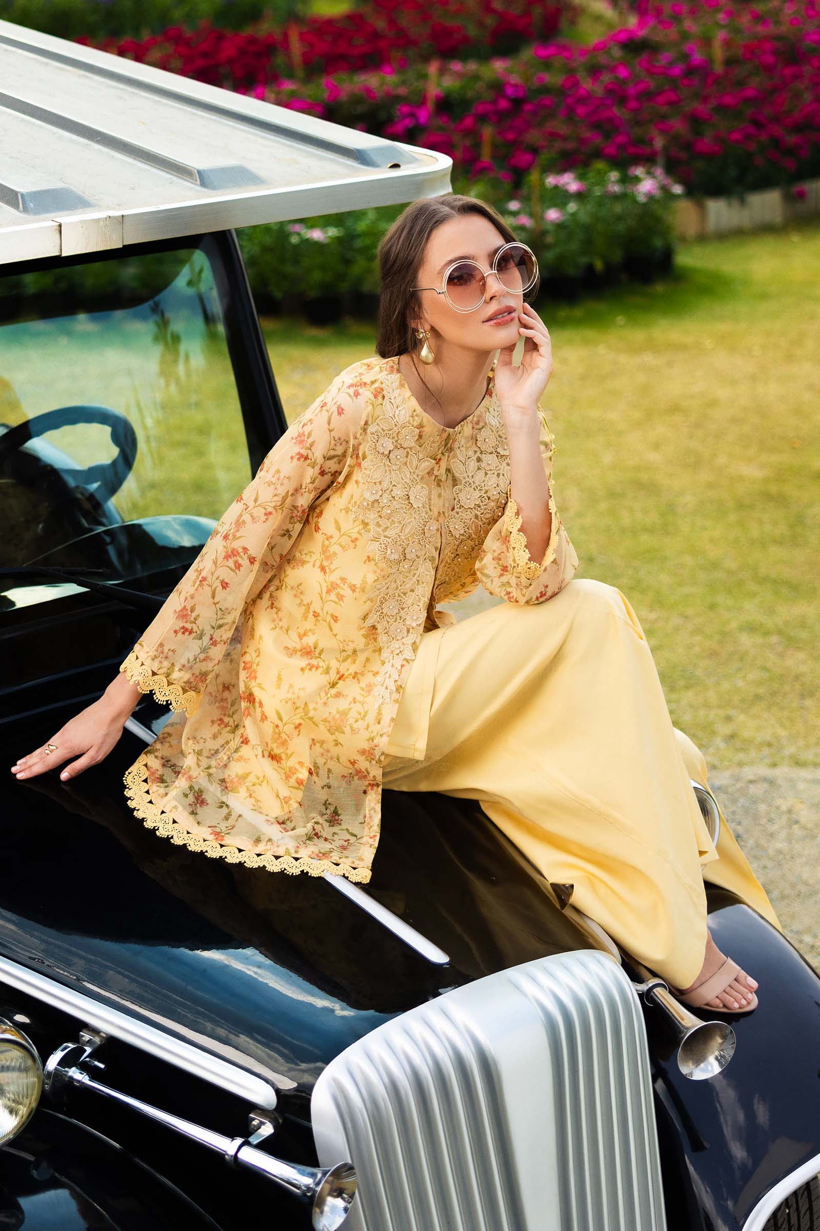 Maria B | Eid Collection 26 | 3 Piece Embroidered Cotton Net Suit