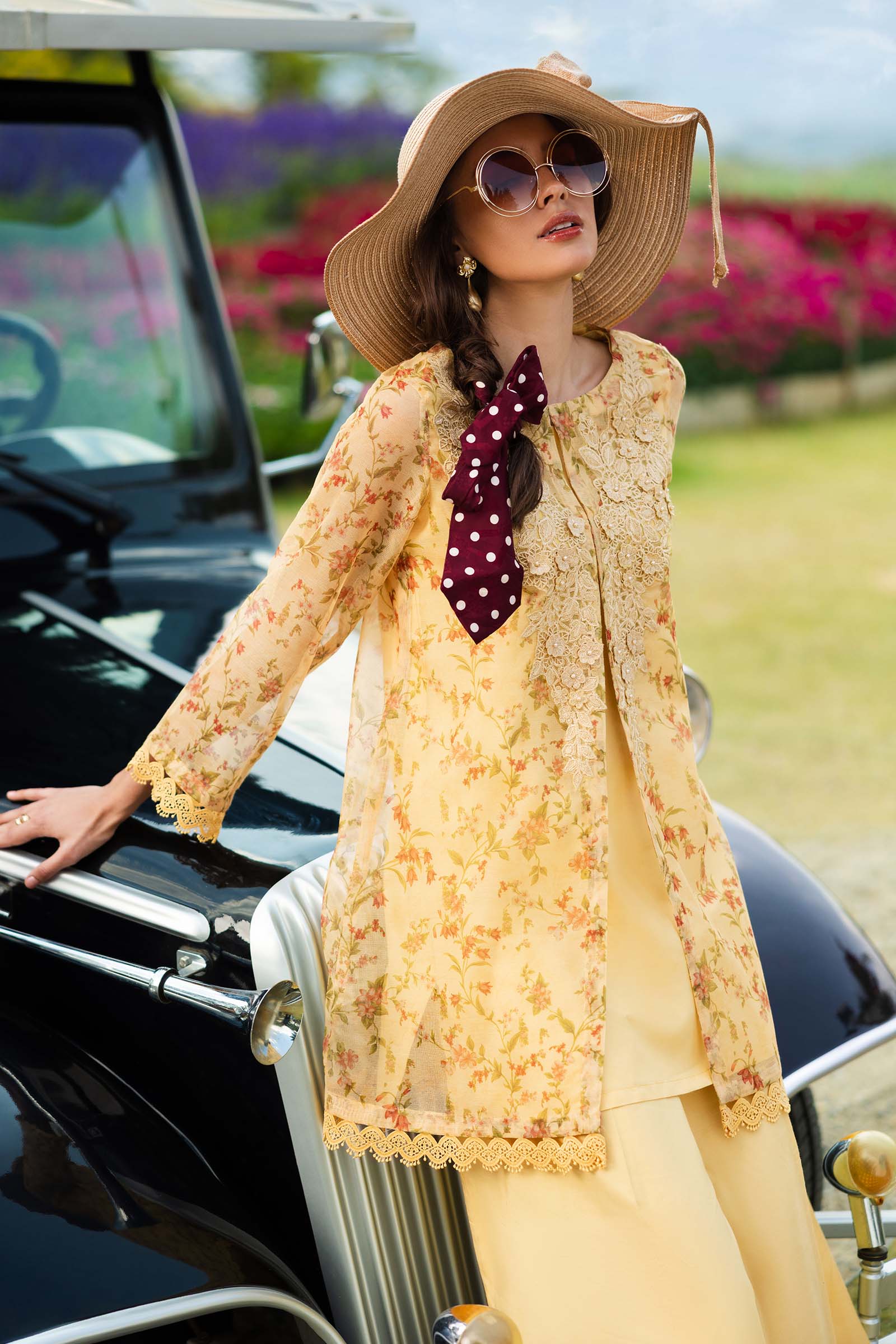 Maria B | Eid Collection 26 | 3 Piece Embroidered Cotton Net Suit