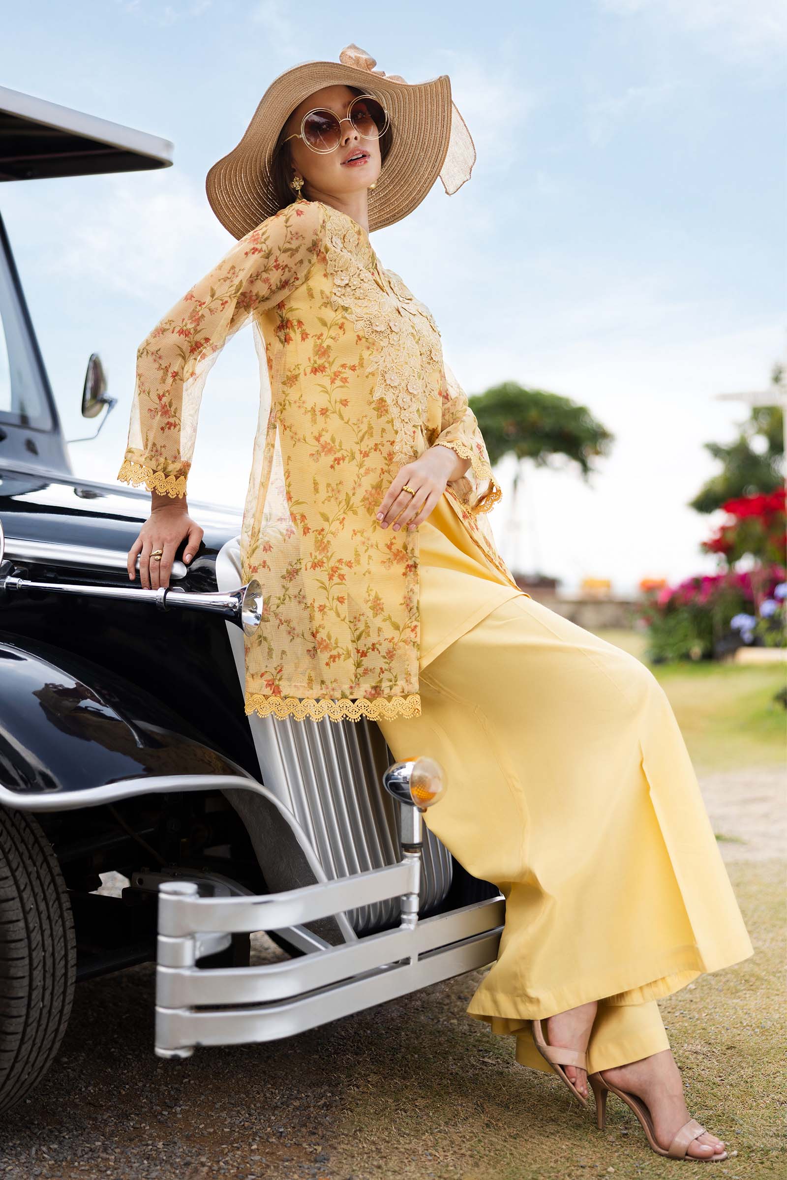 Maria B | Eid Collection 26 | 3 Piece Embroidered Cotton Net Suit