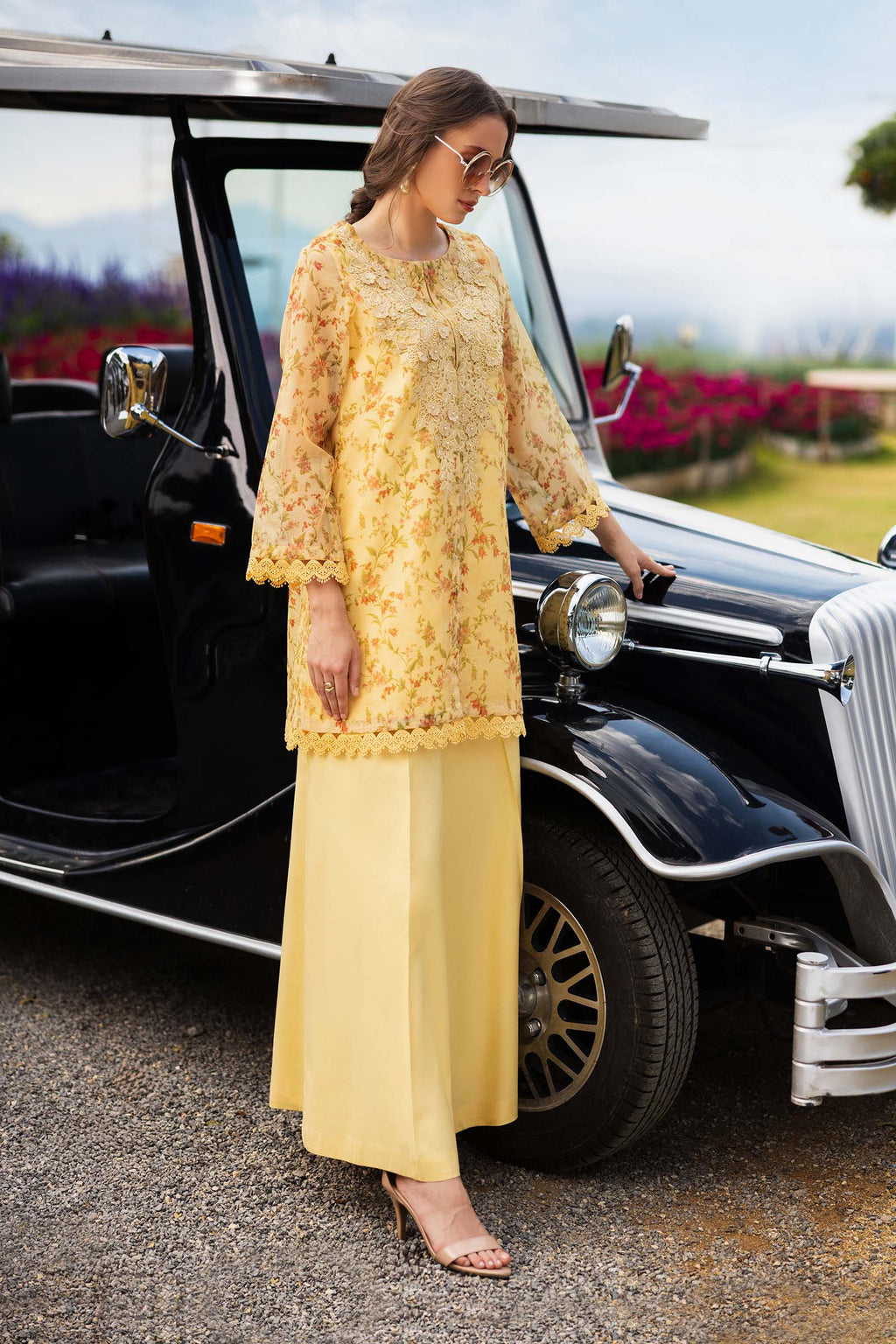 Maria B | Eid Collection 26 | 3 Piece Embroidered Cotton Net Suit