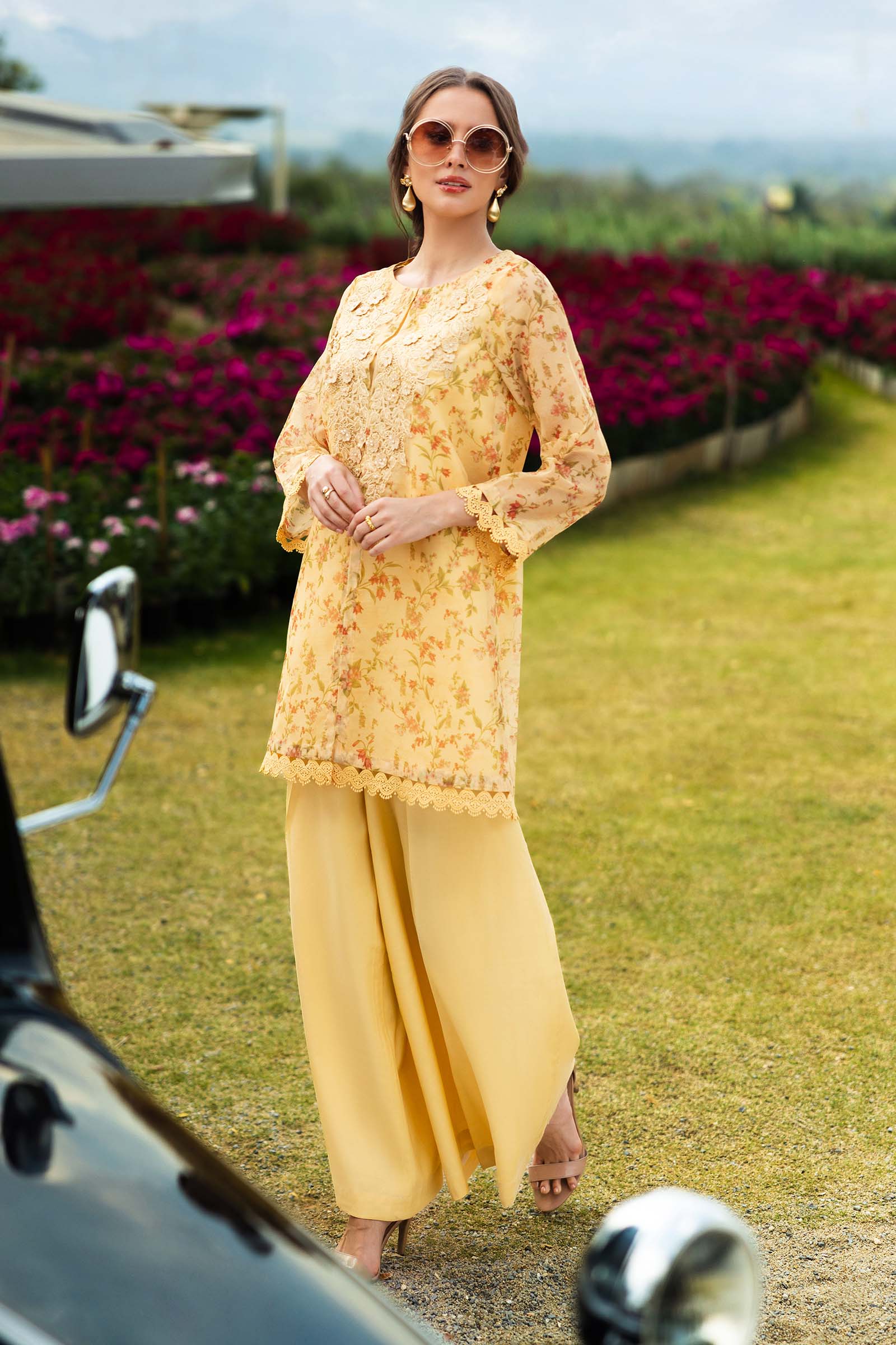 Maria B | Eid Collection 26 | 3 Piece Embroidered Cotton Net Suit