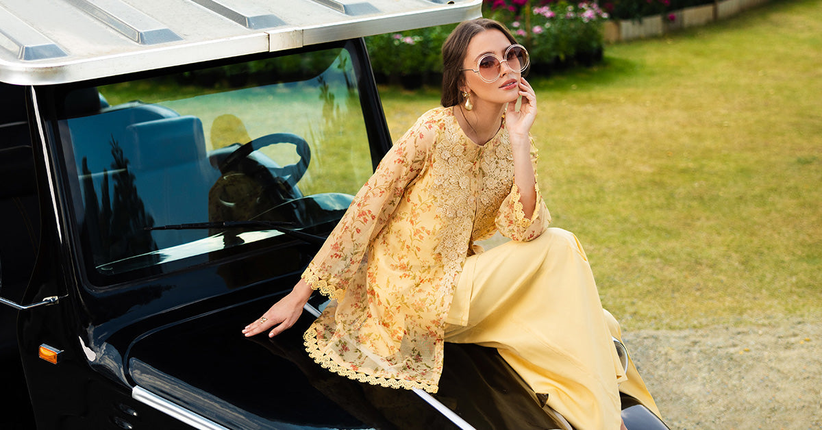 Maria B | Eid Collection 26 | 3 Piece Embroidered Cotton Net Suit