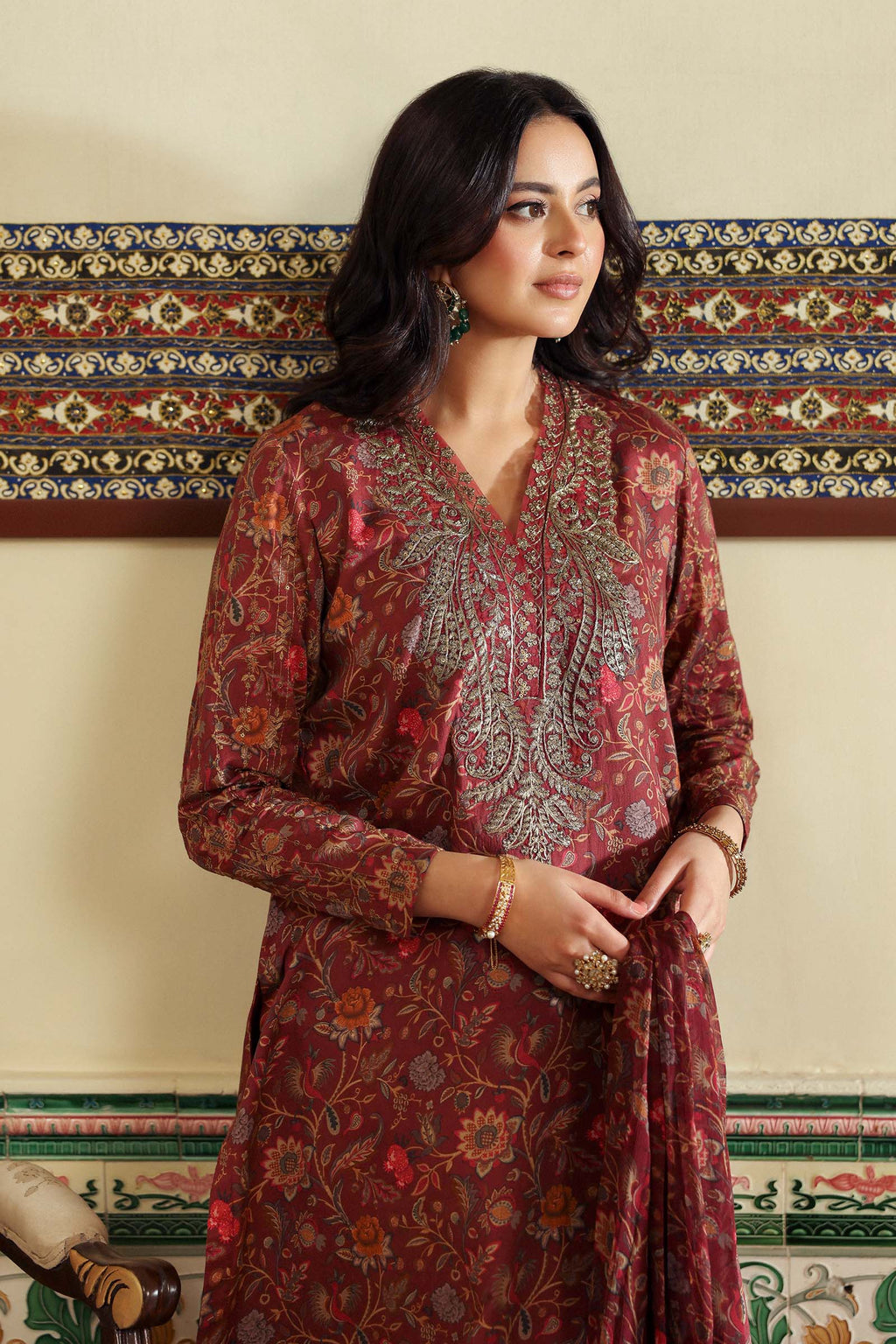 Maria B | Eid Collection 26 | 3 Piece Embroidered Dobby Lawn Suit