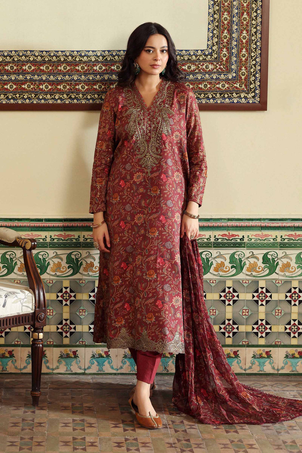 Maria B | Eid Collection 26 | 3 Piece Embroidered Dobby Lawn Suit