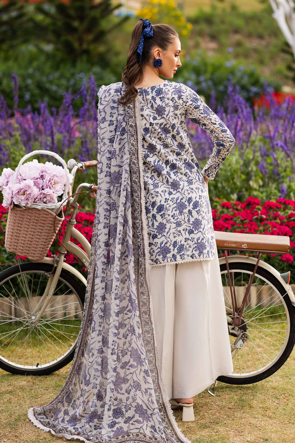 Maria B | Eid Collection 26 | 3 Piece Embroidered Raw Silk Suit