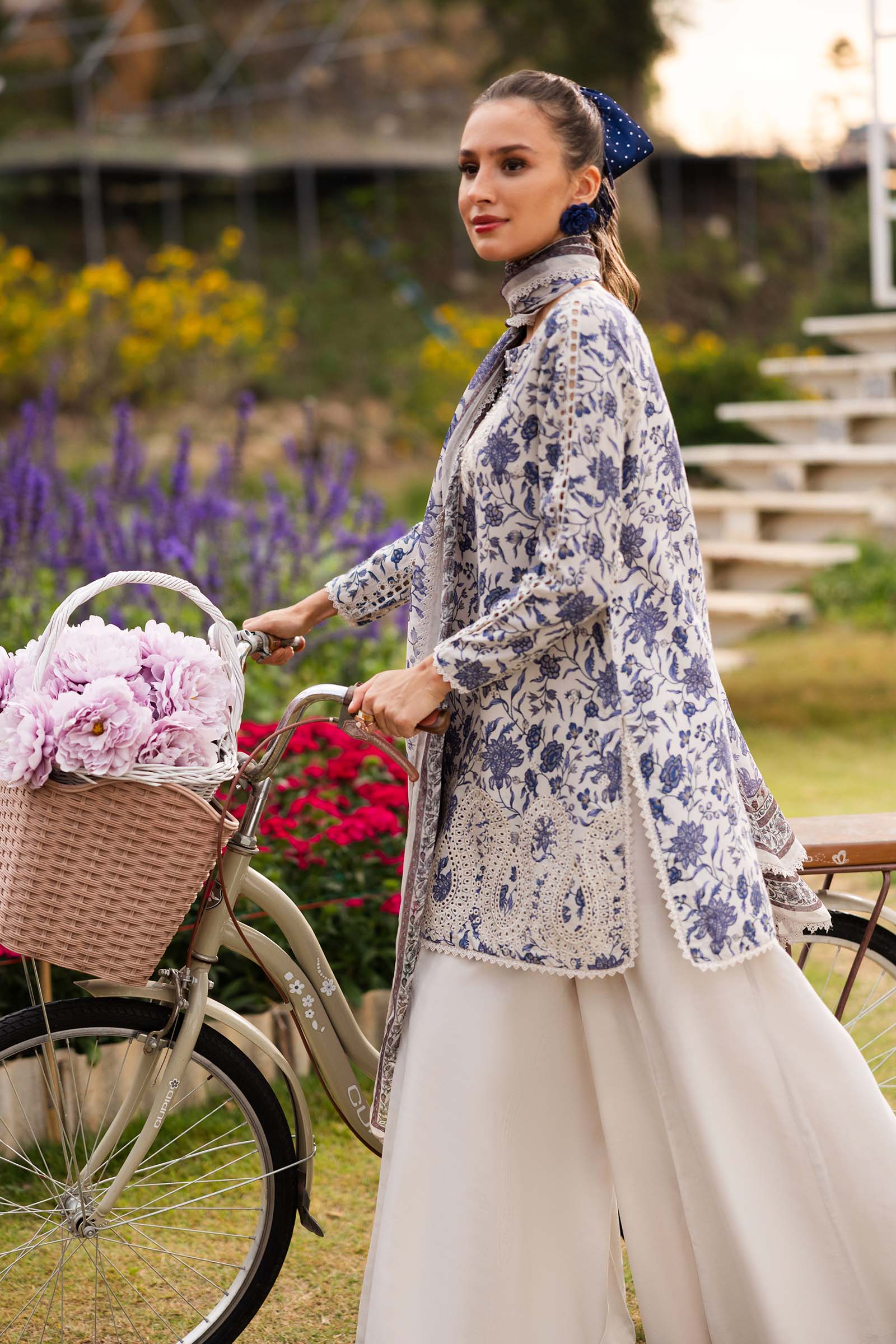 Maria B | Eid Collection 26 | 3 Piece Embroidered Raw Silk Suit