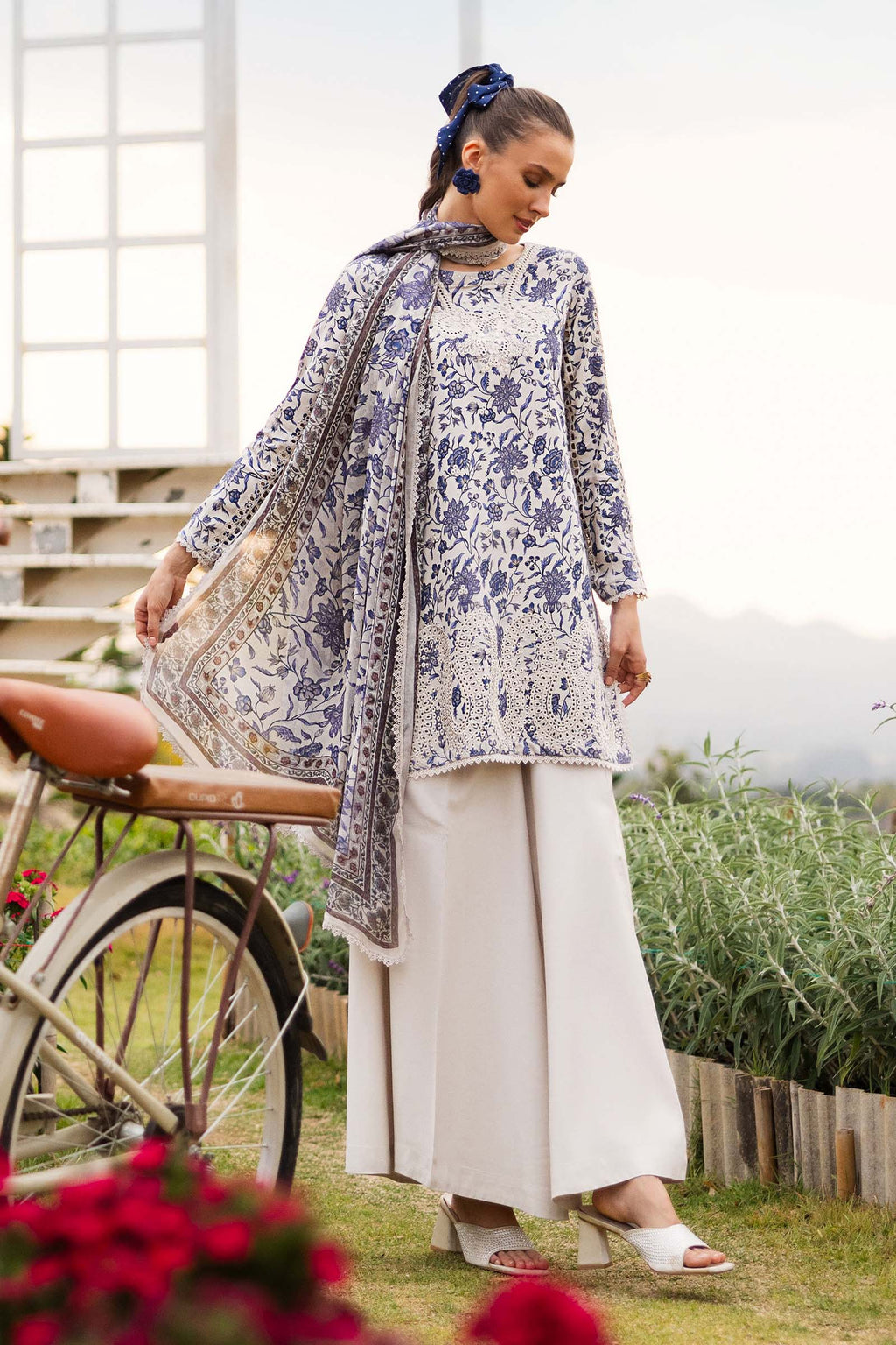 Maria B | Eid Collection 26 | 3 Piece Embroidered Raw Silk Suit