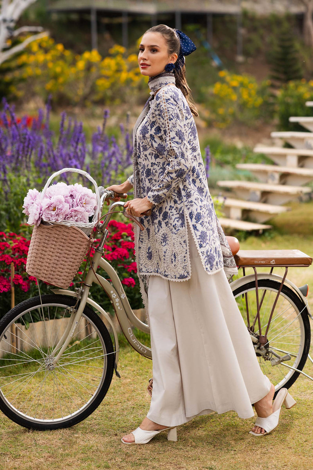 Maria B | Eid Collection 26 | 3 Piece Embroidered Raw Silk Suit